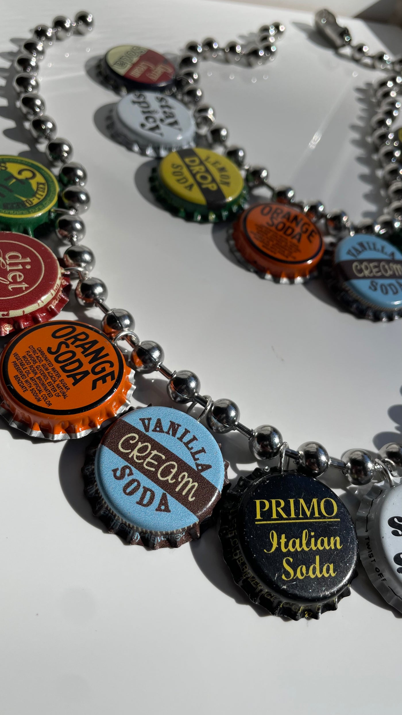 Vintage Bottle Cap Necklace