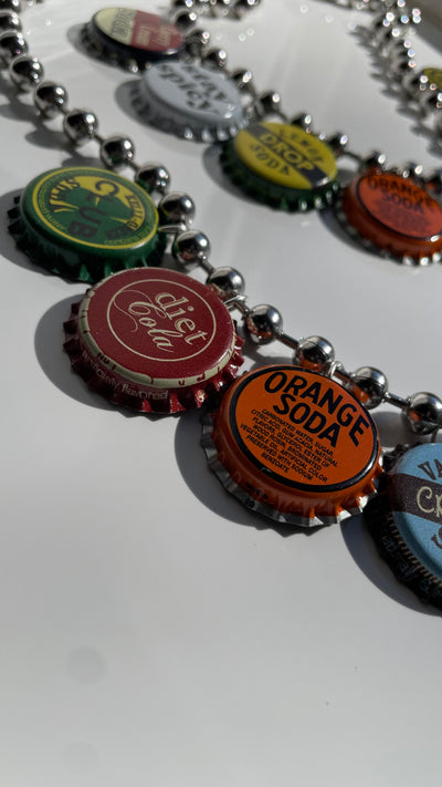 Vintage Bottle Cap Necklace