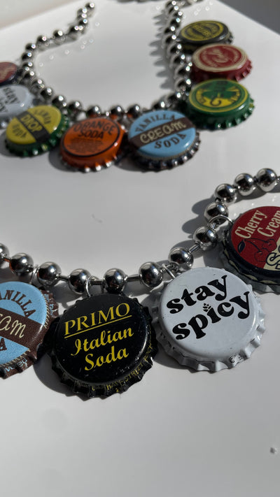 Vintage Bottle Cap Necklace