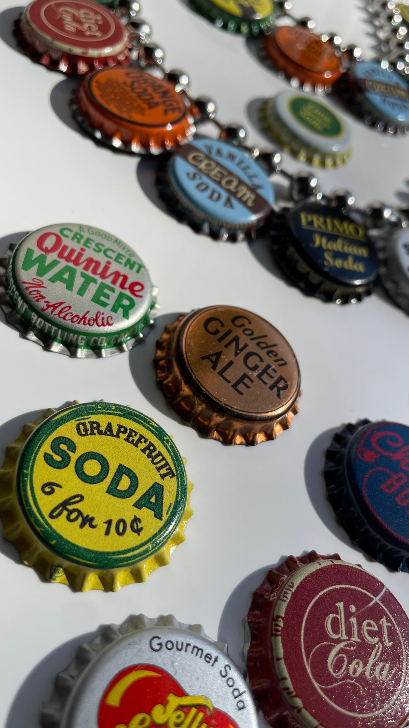 Vintage Bottle Cap Necklace